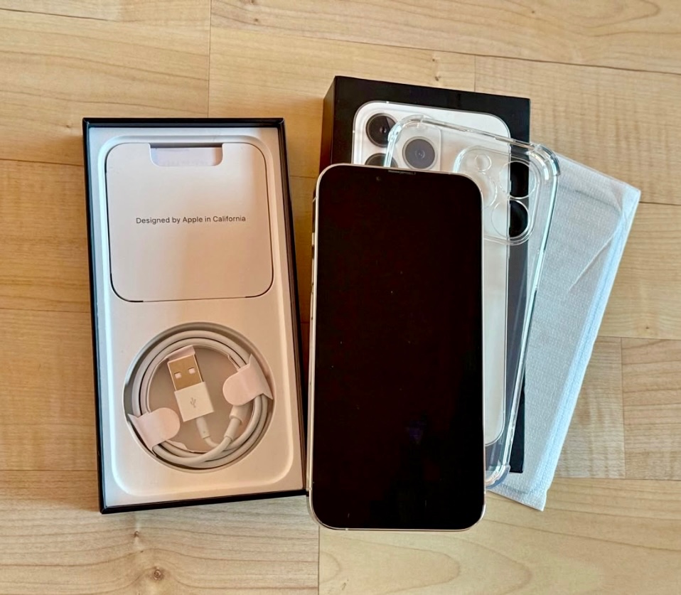 iPhone 13 Pro Max Silver BATERIE 100% TOP - 3