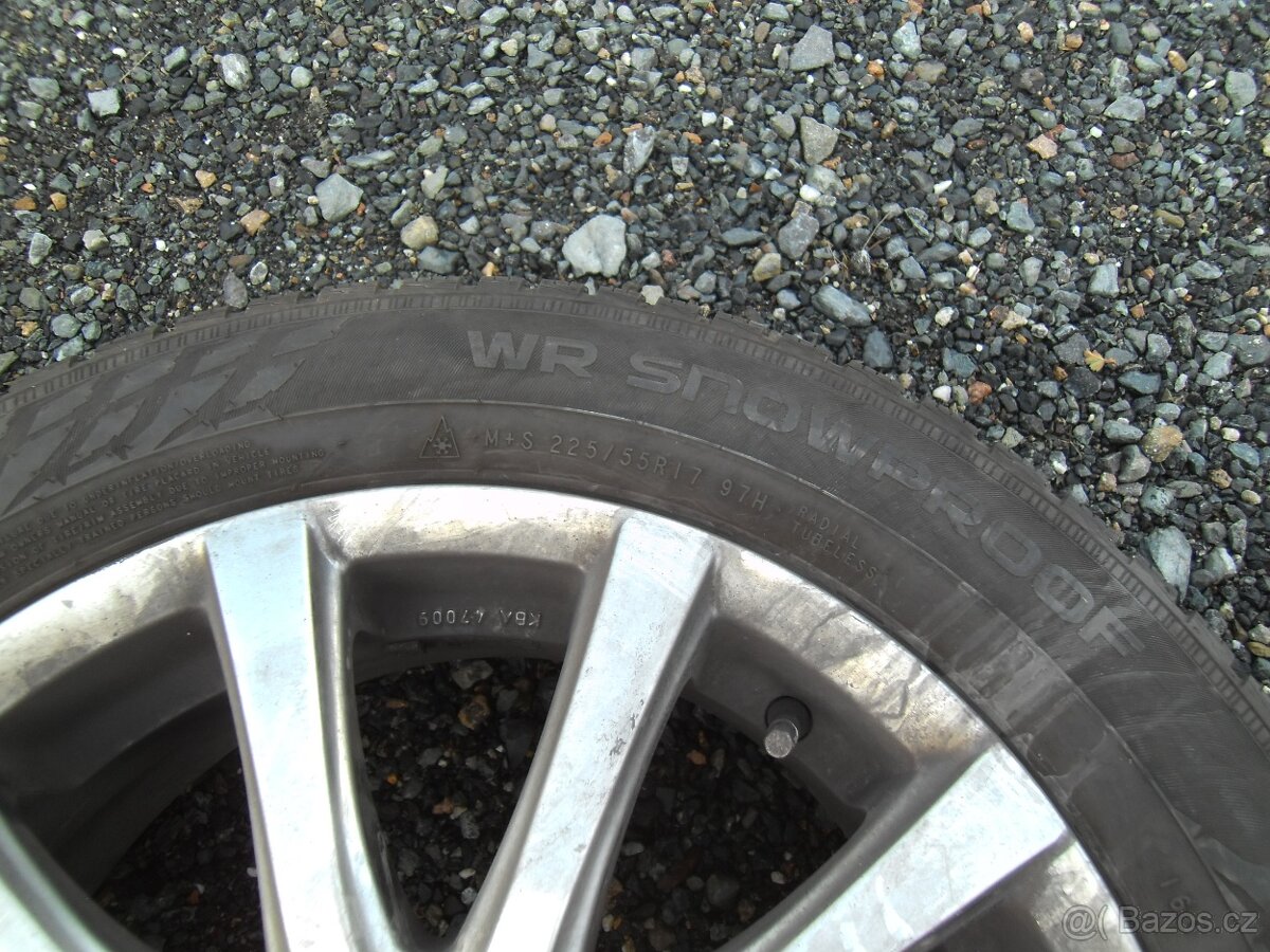 zimáky - sada zimních alu kol 17" Audi A6, A7 apod. - 3