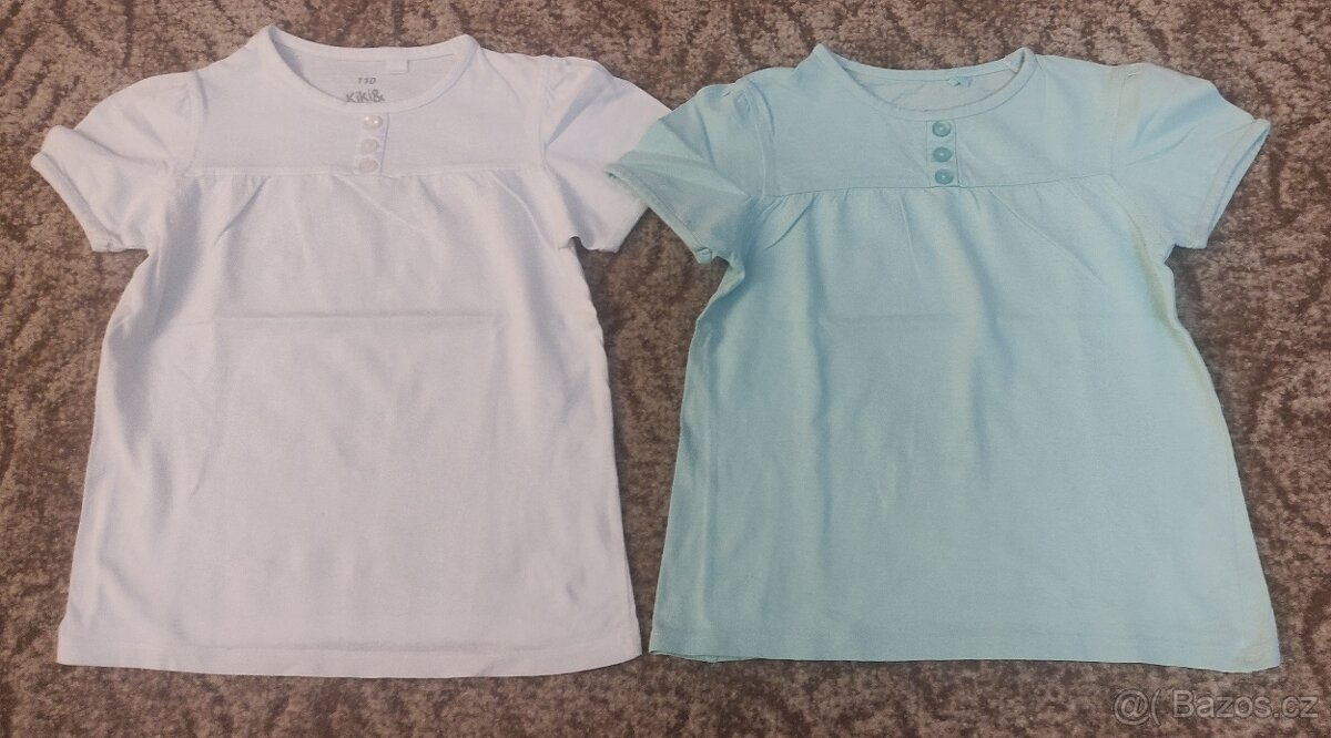 Dívčí trička vel.6m, ,98, 104/110 - 3