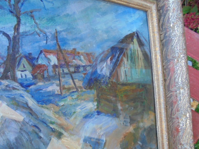 OBRAZ OLEJ NA KARTONU - 3