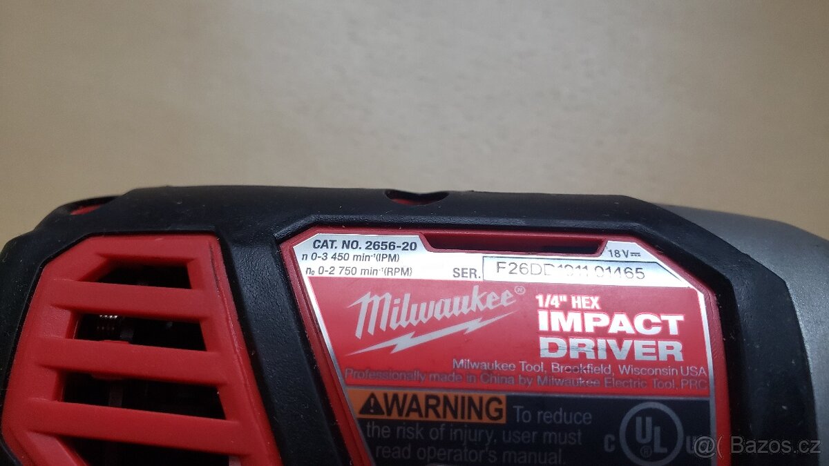 Milwaukee M18 rázový utahovák 1/4" a vrtacka-sroubovak - 3