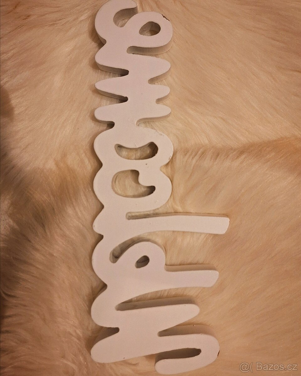 WELCOME Nápis dekorační - 3