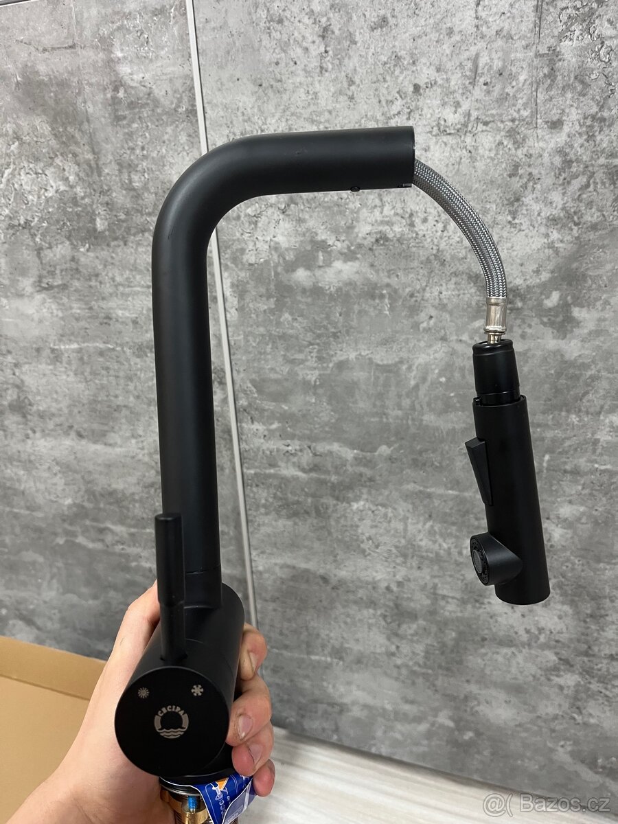 Dřezová baterie - černá - 3