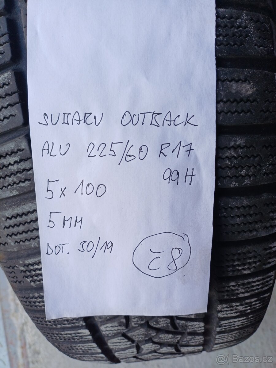 Subaru Outback 225 60 17 99H č.8 - 3