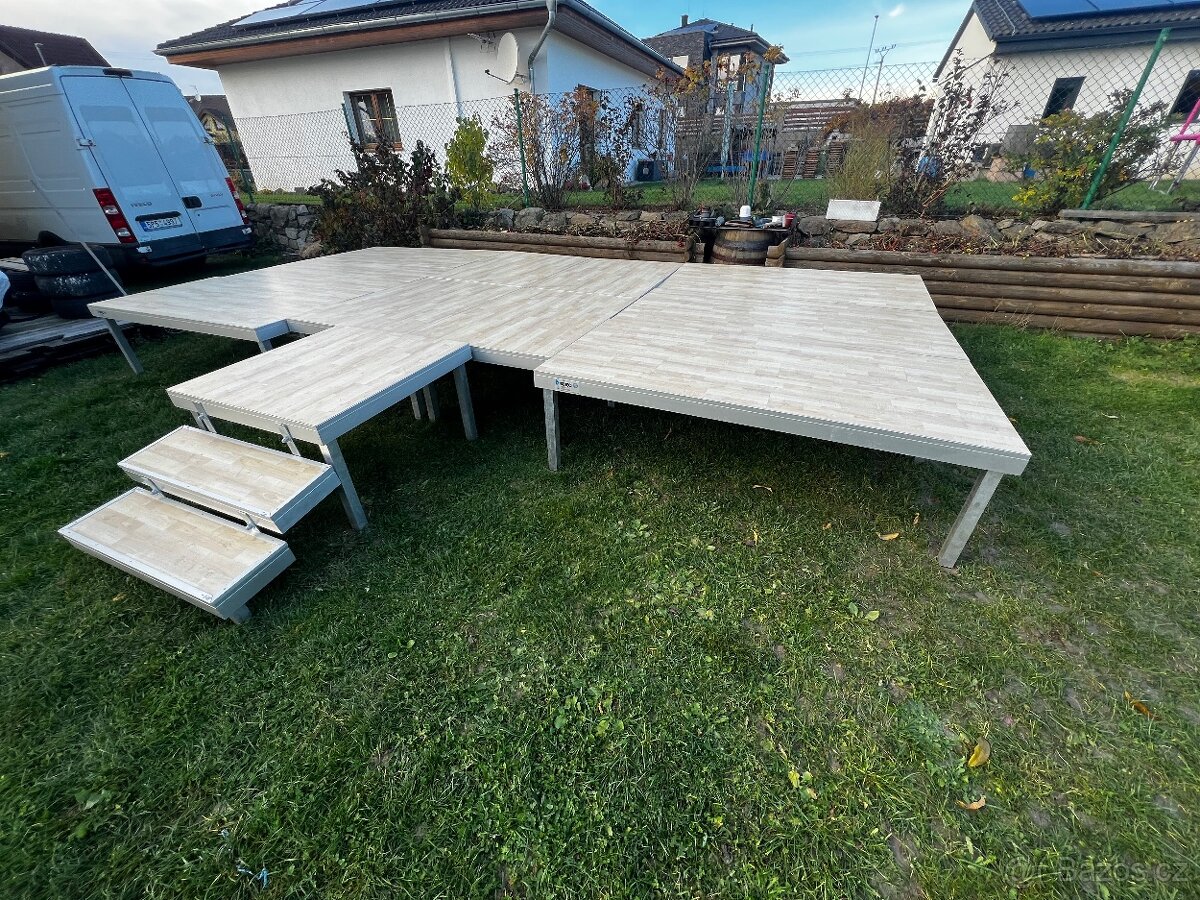 Profi pódium 6x3m, zn. Bütec - 3