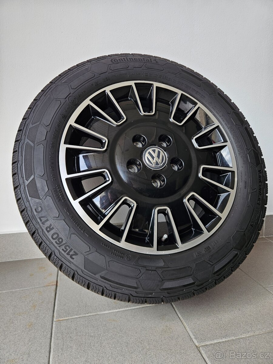 Orig. VW T6 Posada _ Zimní Continental 215/60/17C - Top - 3