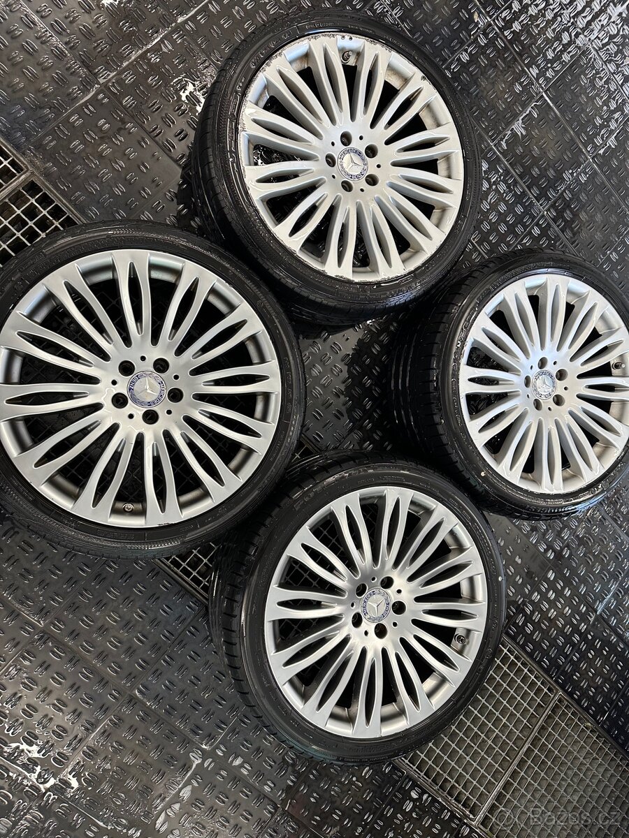 Alu Mercedes 5x112 R20, S Klasse W222, letní pneu - 3