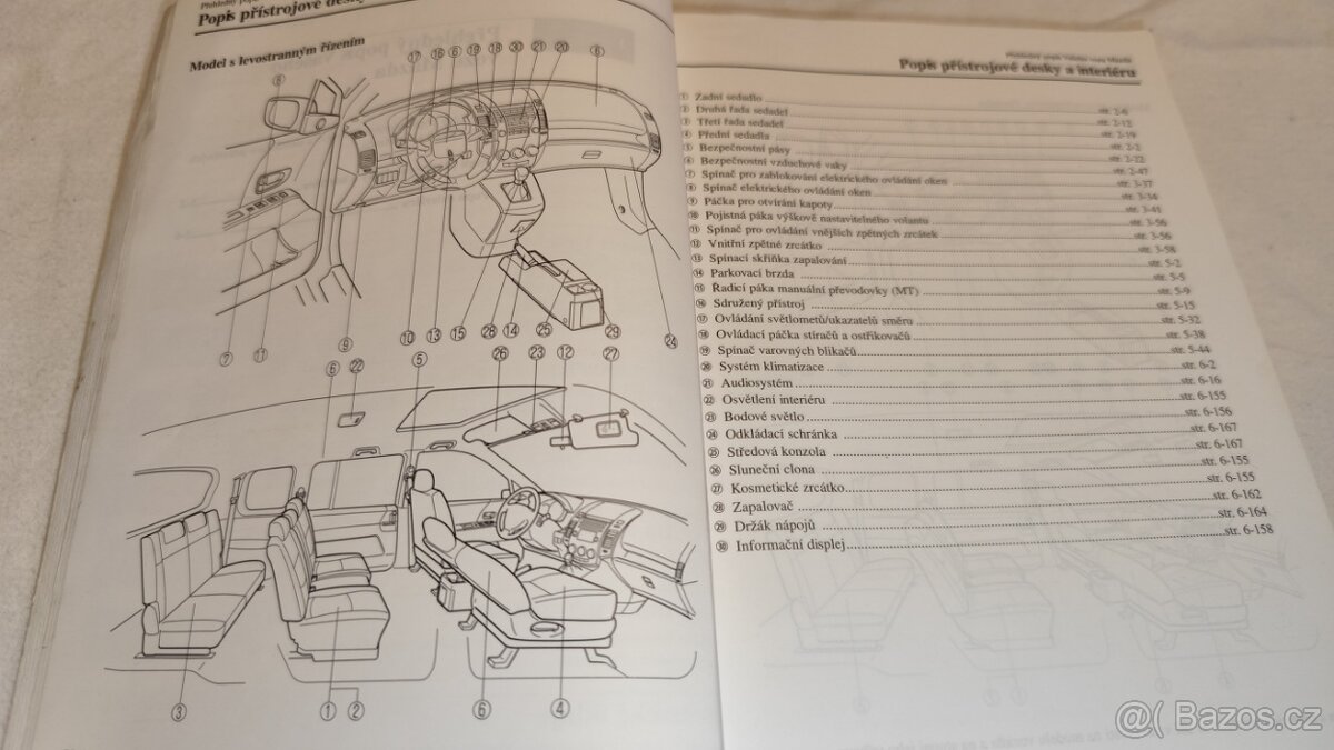 MAZDA 5 - český návod k obsluze - uživatelská příručka - 3