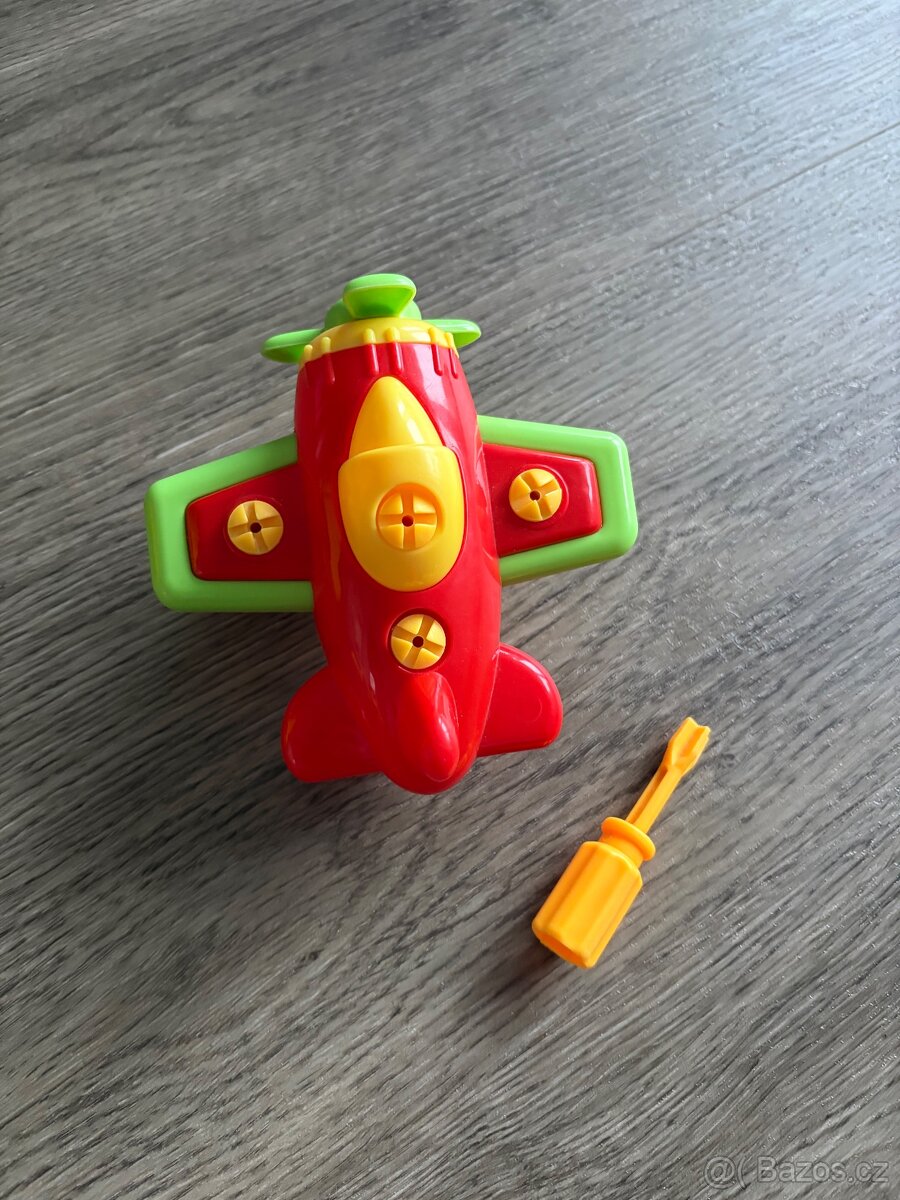 Šroubovací hračky- letadlo a bagr - 3