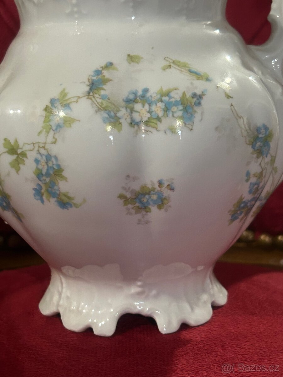 Starožitná porcelánová konvička M.Z. Austria - 3