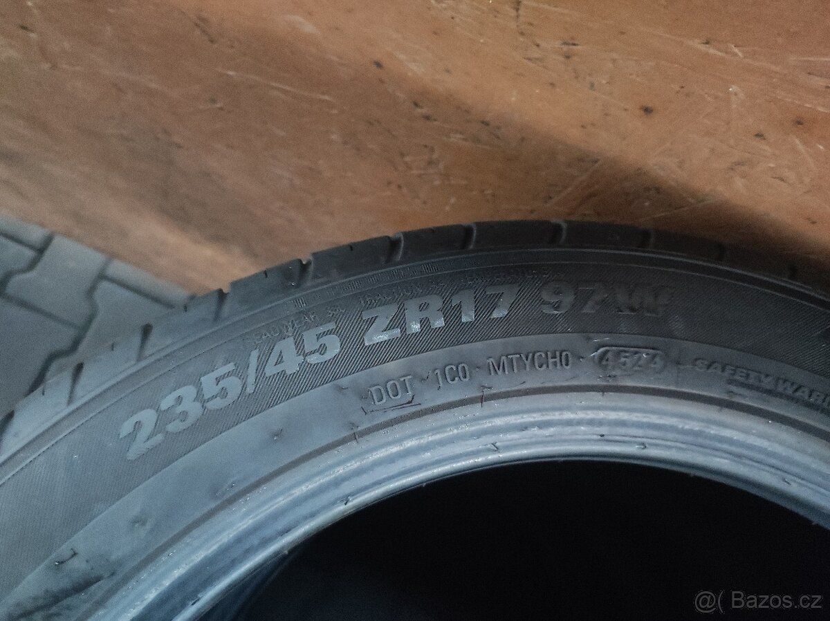235/45 zr17 97W..kumho Ecsta letní - 3