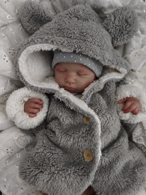 Huňatý kabátek s oušky - 3