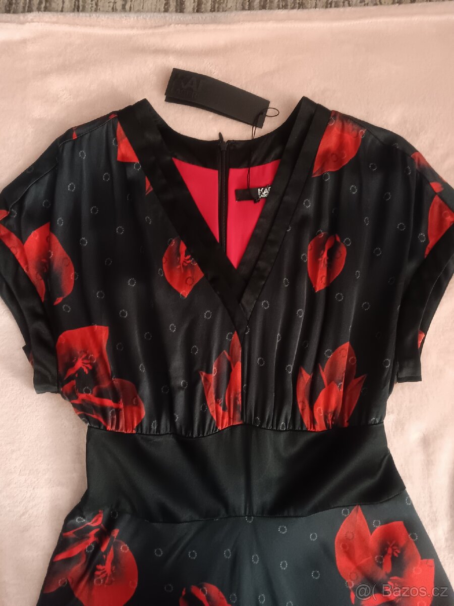 Karl Lagerfeld luxusní šaty vel.34/36 - 3