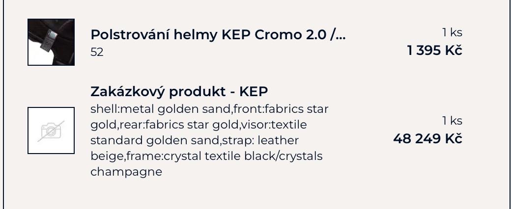 KEP Cromo 2.0 – luxusní konfigurace Golden Sand / Star Gold. - 3