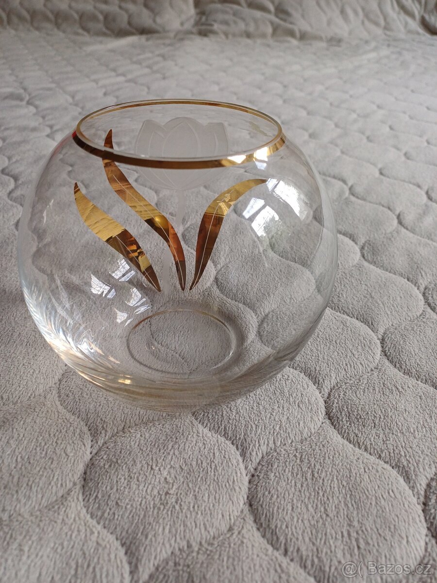 Skleněná koule, váza - 3