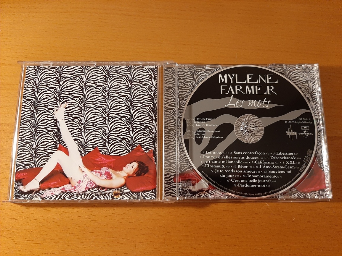 CD Mylene Farmer - Les Mots (Best of) - 3