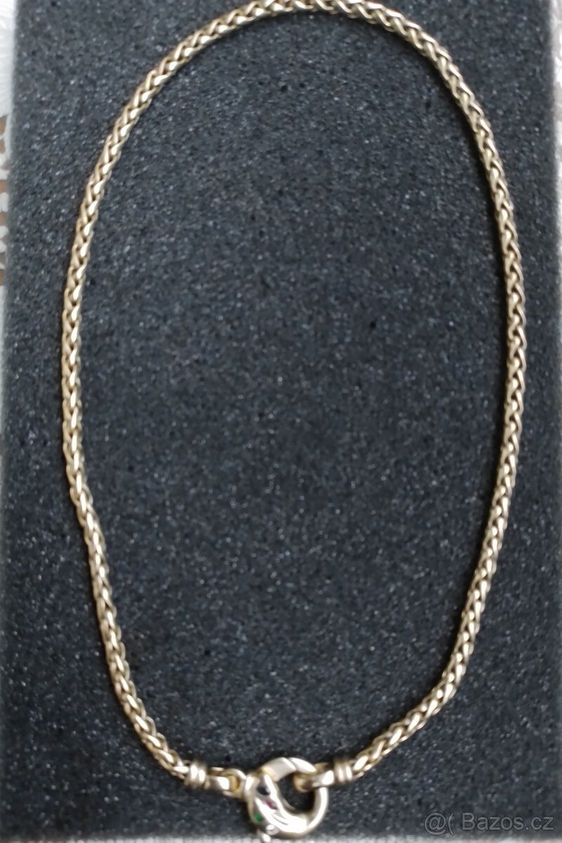 Náhrdelník na řetízku 585/1000 - 3