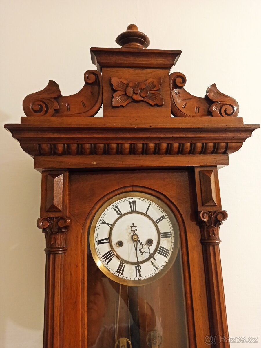 Dvouzavažové starožitné hodiny - 3