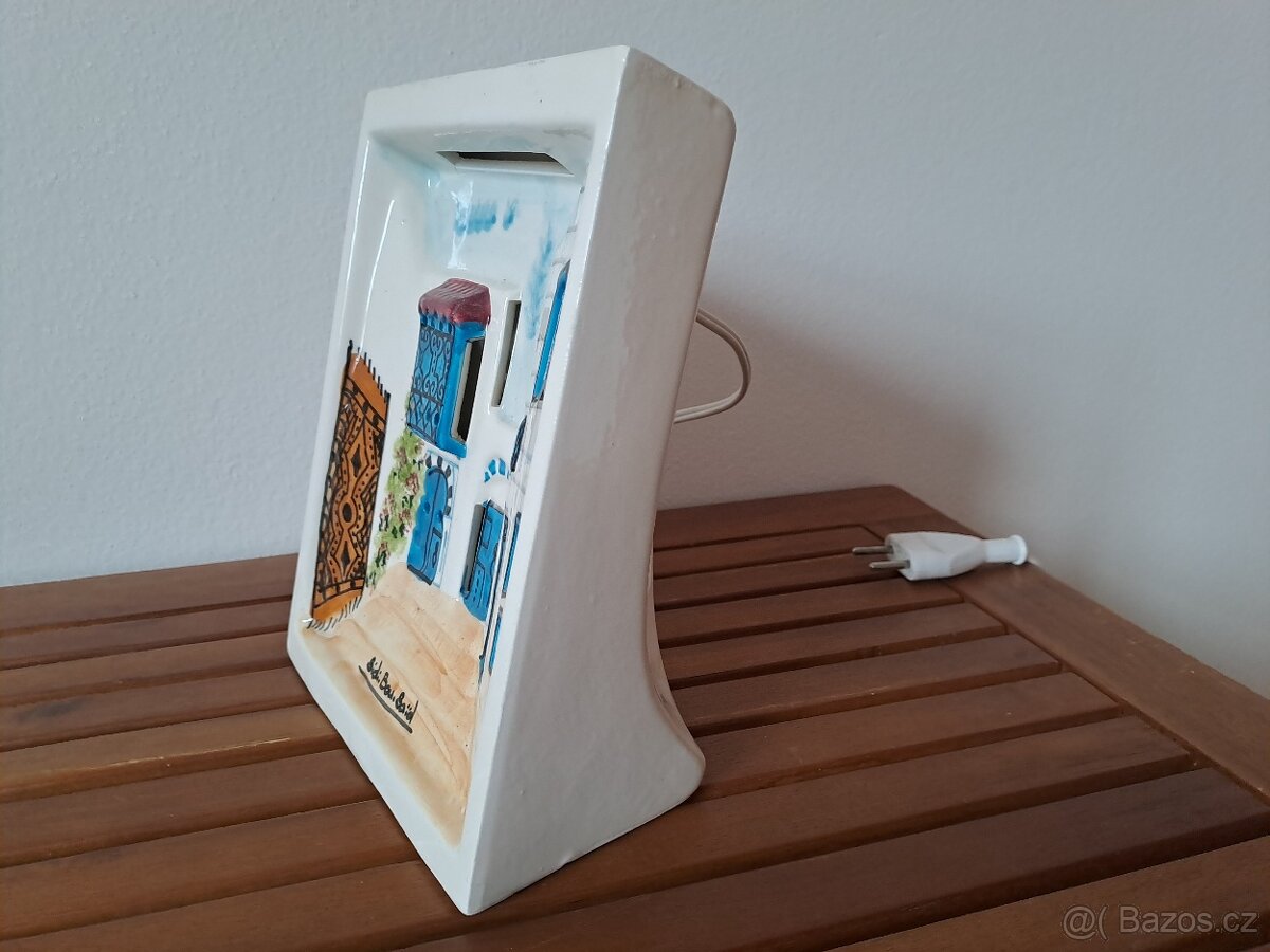 SVÍTÍCÍ OZDOBNÝ KACHEL NA STĚNU NEBO POLIČKU - 3