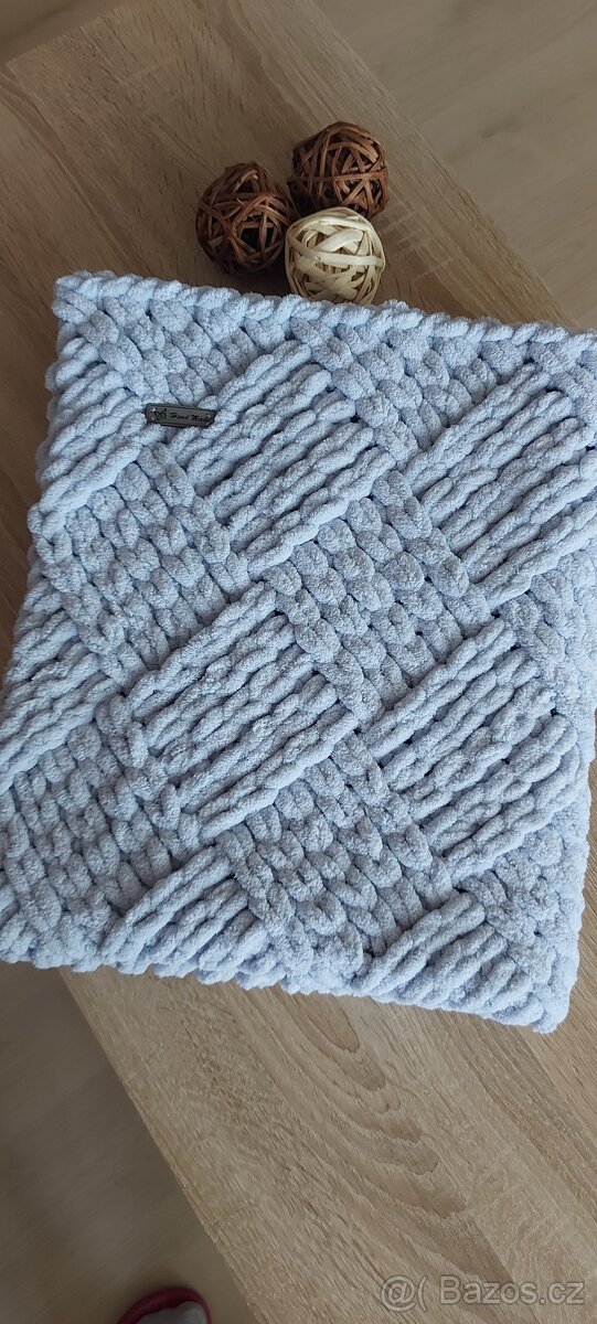 Deka pro miminko Alize Puffy- Světle šedo-modrá - 3