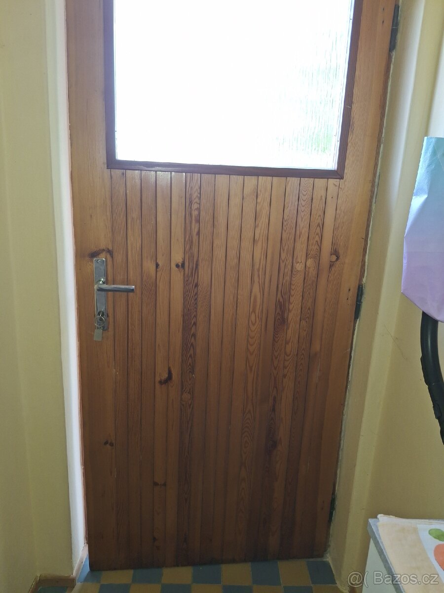 Vstupní dveře pravé ze dřeva ( modřín) - 3