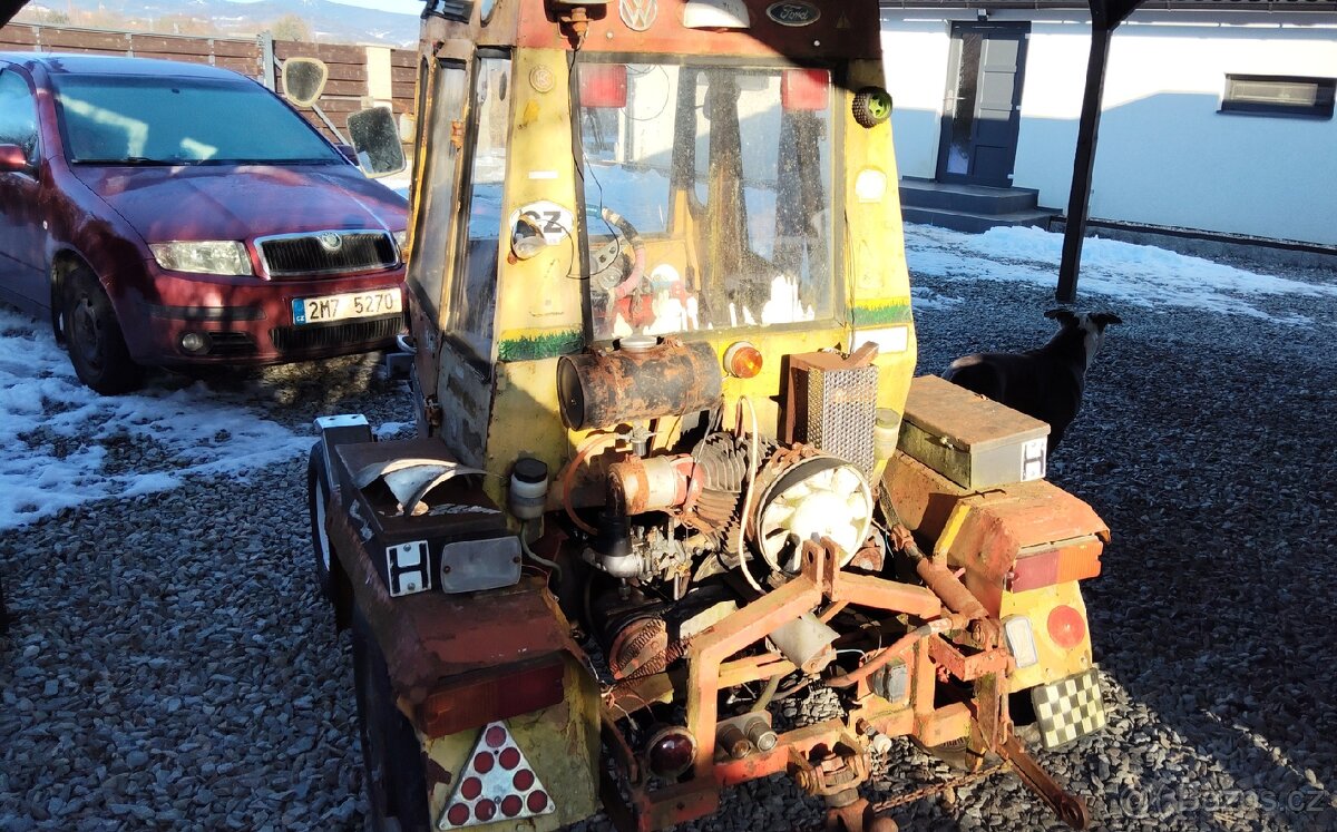 Traktůrek, malotraktor s radlicí - 3