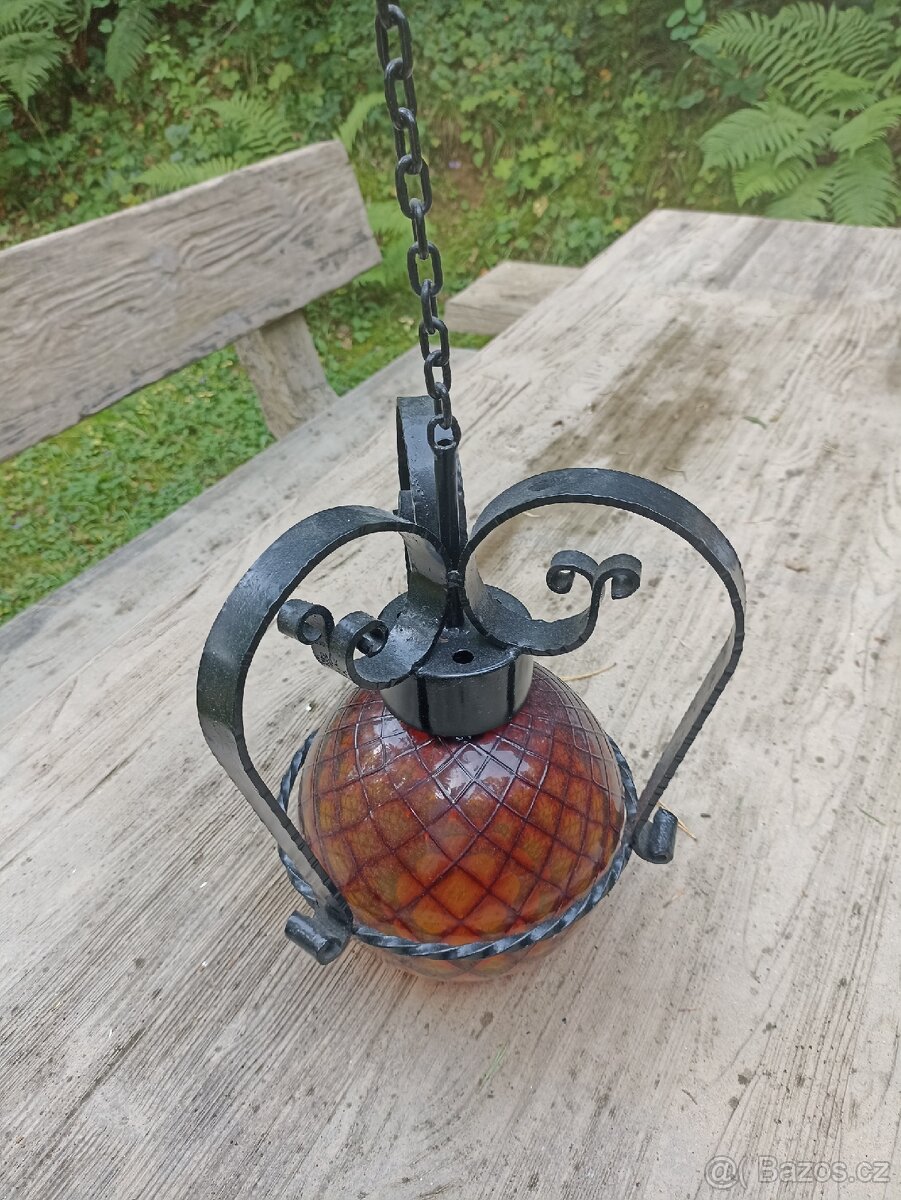 Kované lustry, svítidla, stylové 3 ks - 3