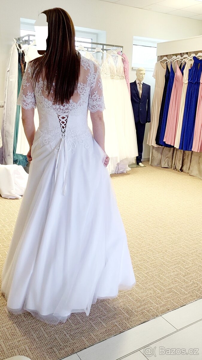 Svatební šaty výška 175cm - 3