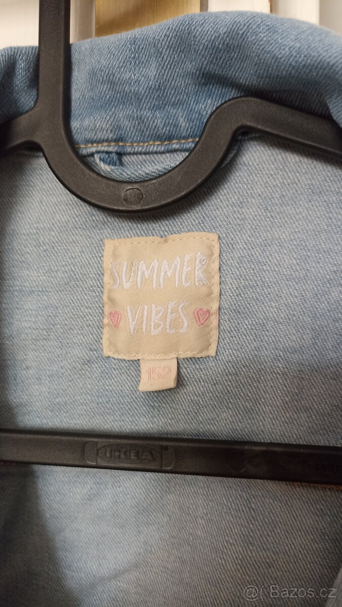 Modrá džínová bunda, vel. 152 - 3