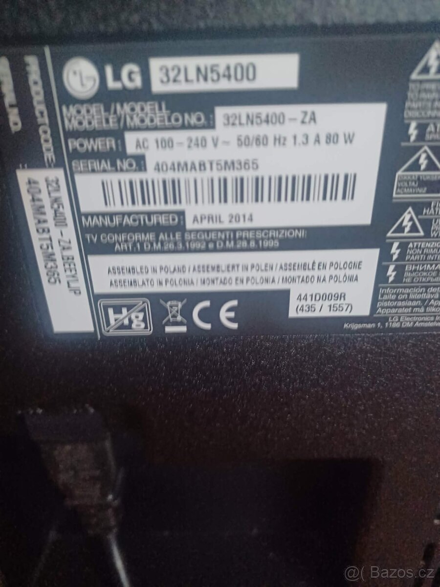 Led Televize LG-Úhlopříčka: 32" (82 cm) - 3