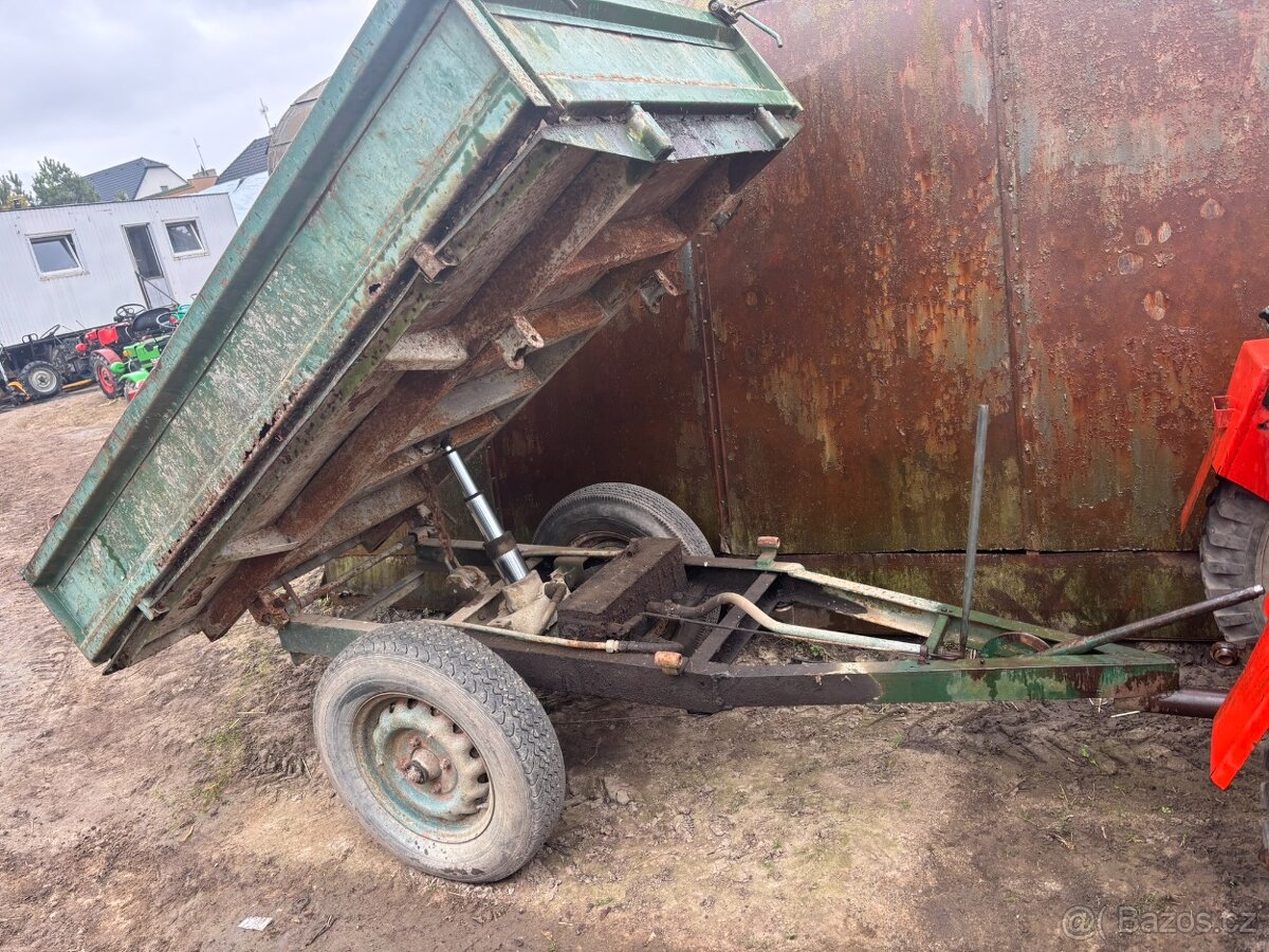 Sklápěcí vlek za malotraktor - 3