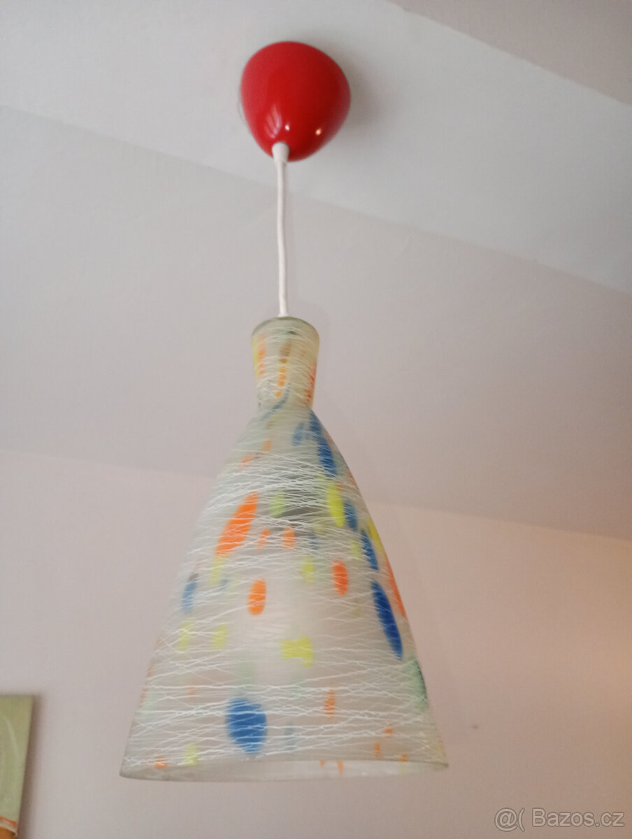 Lustr od Jaroslav Junek ŽÍHANÉ sklo,ruční práce - 3