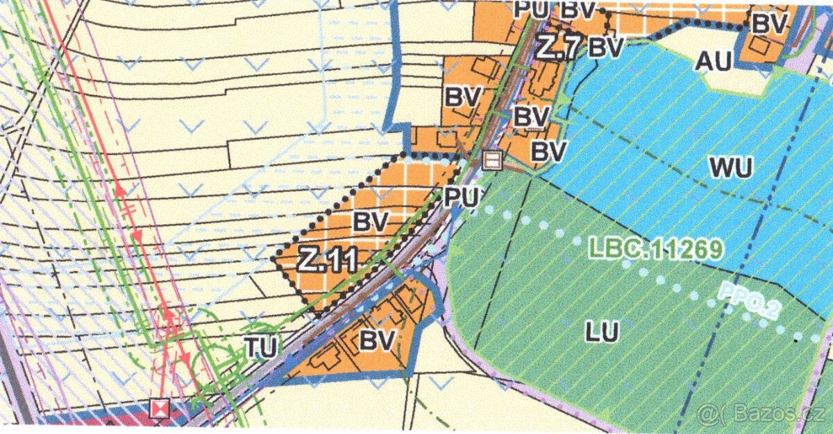 Prodej stavebního pozemku v Lužnici u Třeboně - 3