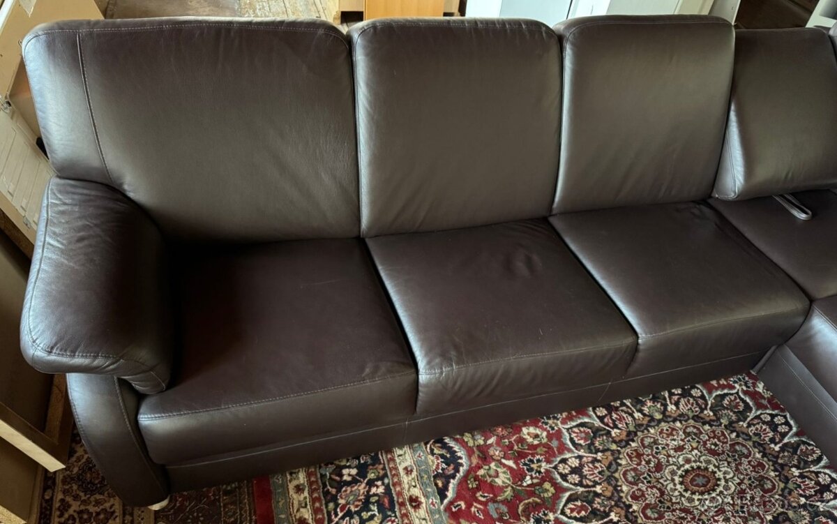 Moderní kožená sedačka do Účka, 4976 - 3