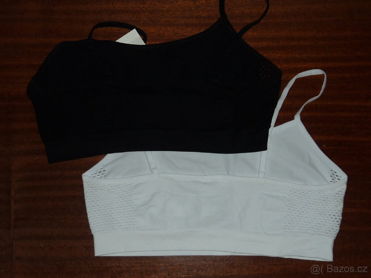 Nová-H&M-2x Bezešvá podprsenka-12-14 Let - 3