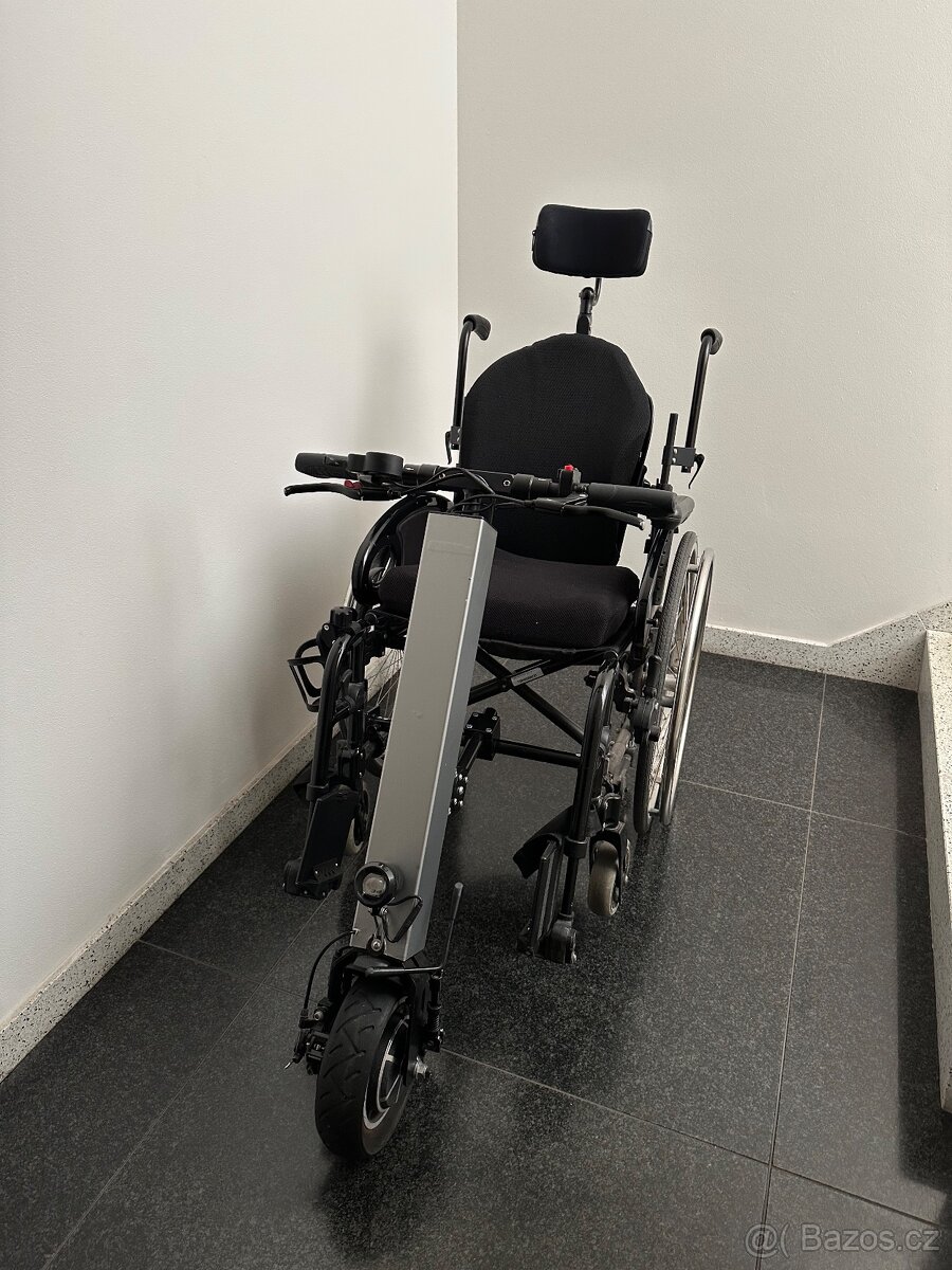 Invalidní vozík MEDICCO + přídavný pohon k vozíku HURT-E - 3