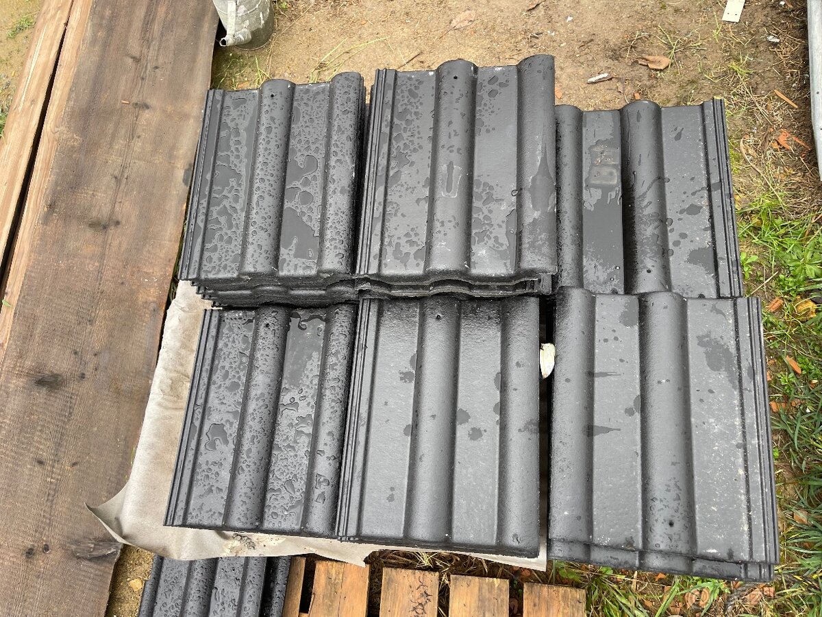 Taška střešní Betonpres Natura Exclusiv břidlicově černá NOV - 3