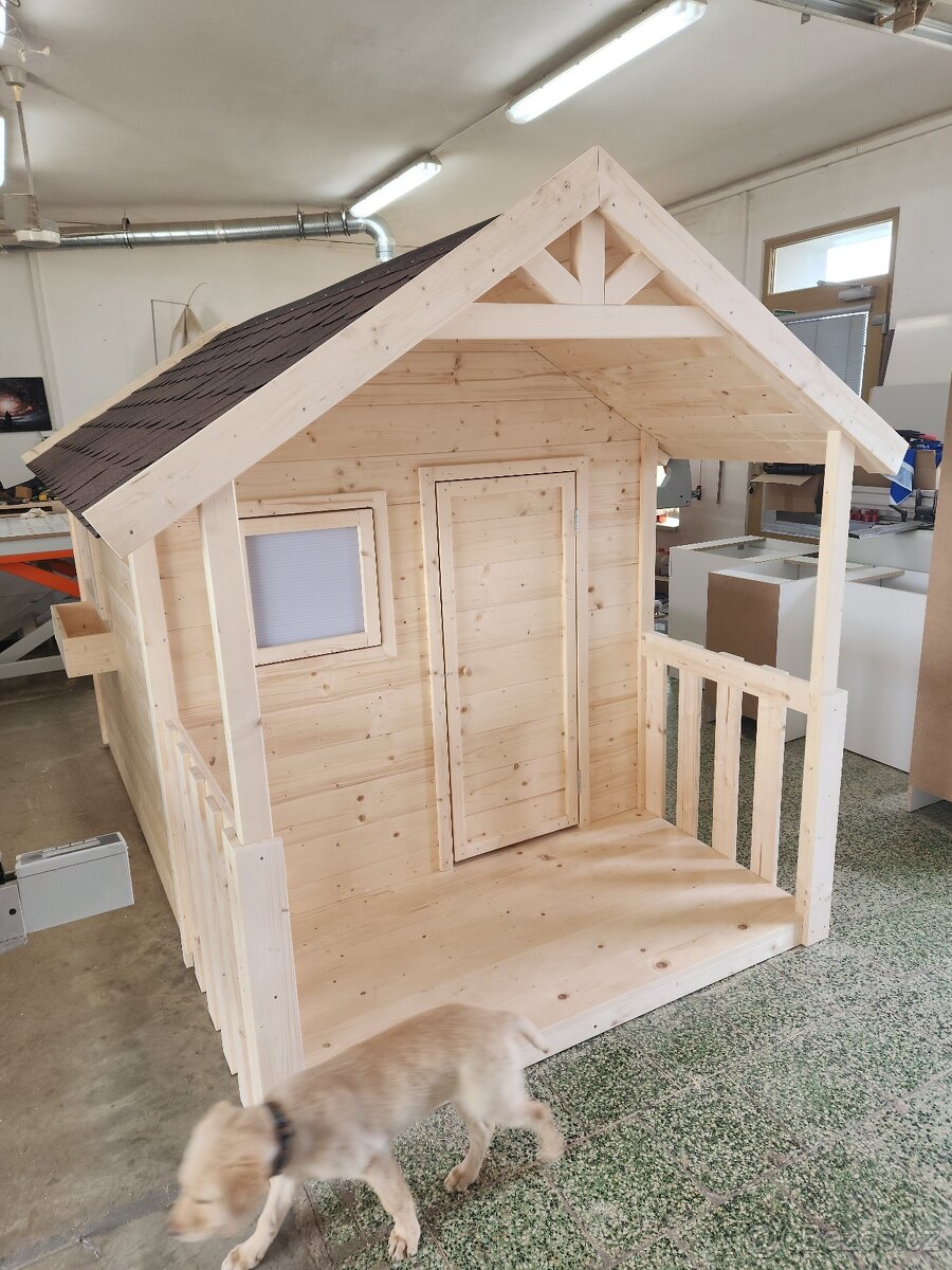 Velký dětský dřevěný zahradní domek - 3