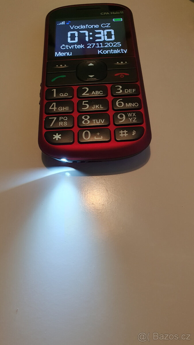 Telefon pro seniory CPA Halo 11 červený - 3