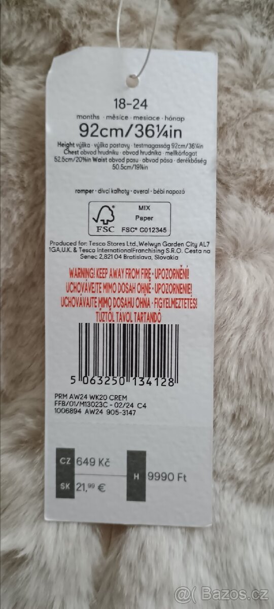 Zimní kombinéza vel.92 - 3