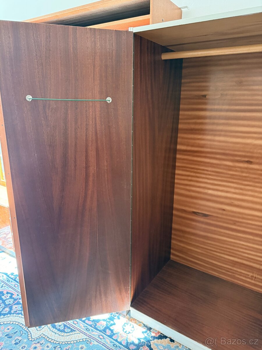 Šatní skříň, bílá - 3