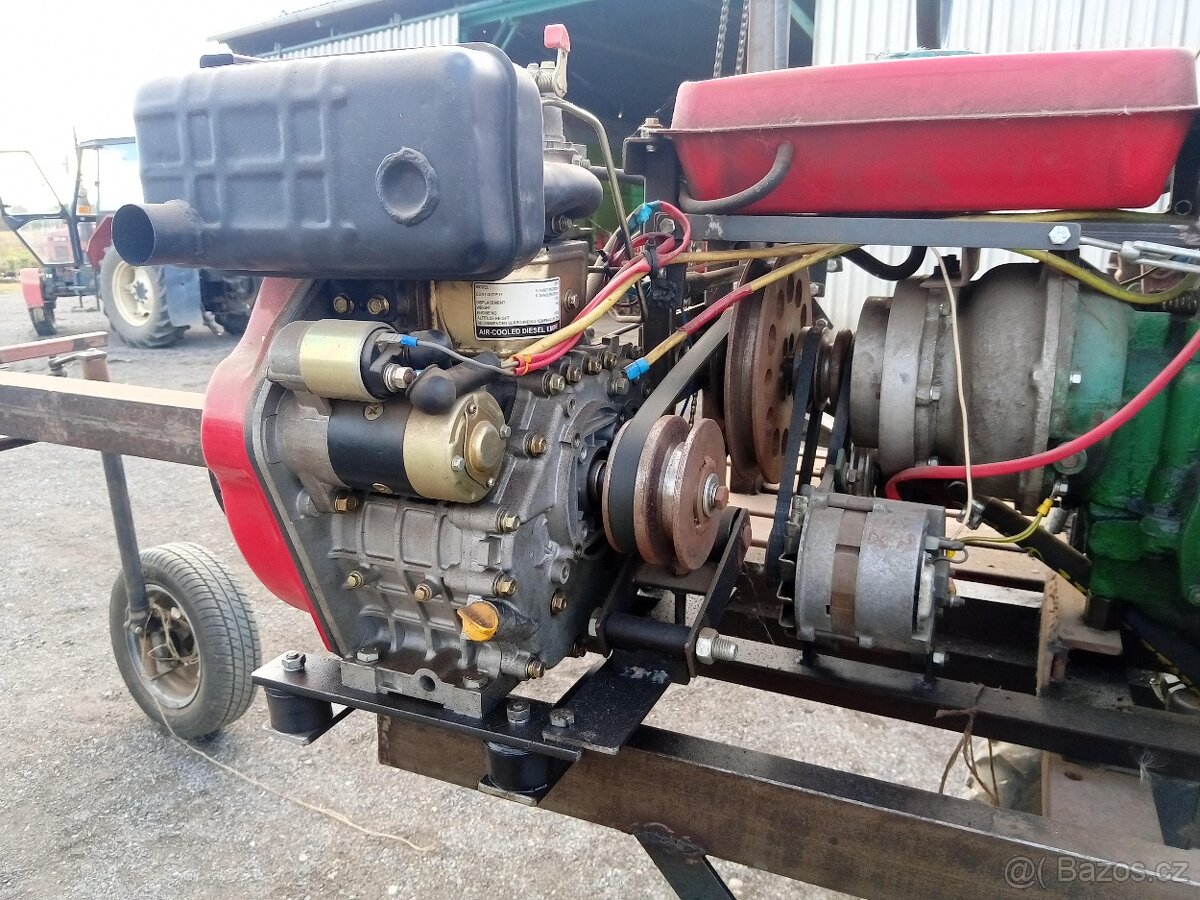 Malotraktor domácí výroby - 3