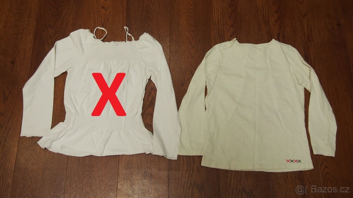 4x triko dlouhý rukáv vel.122 - 3