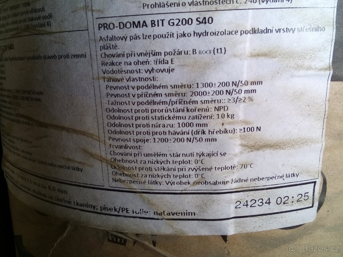 Lepenka G 200 S 40 - 3