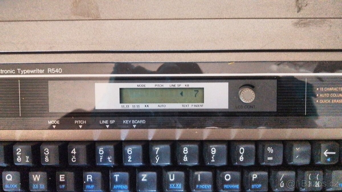 Prodám psací stroj Panasonic - 3