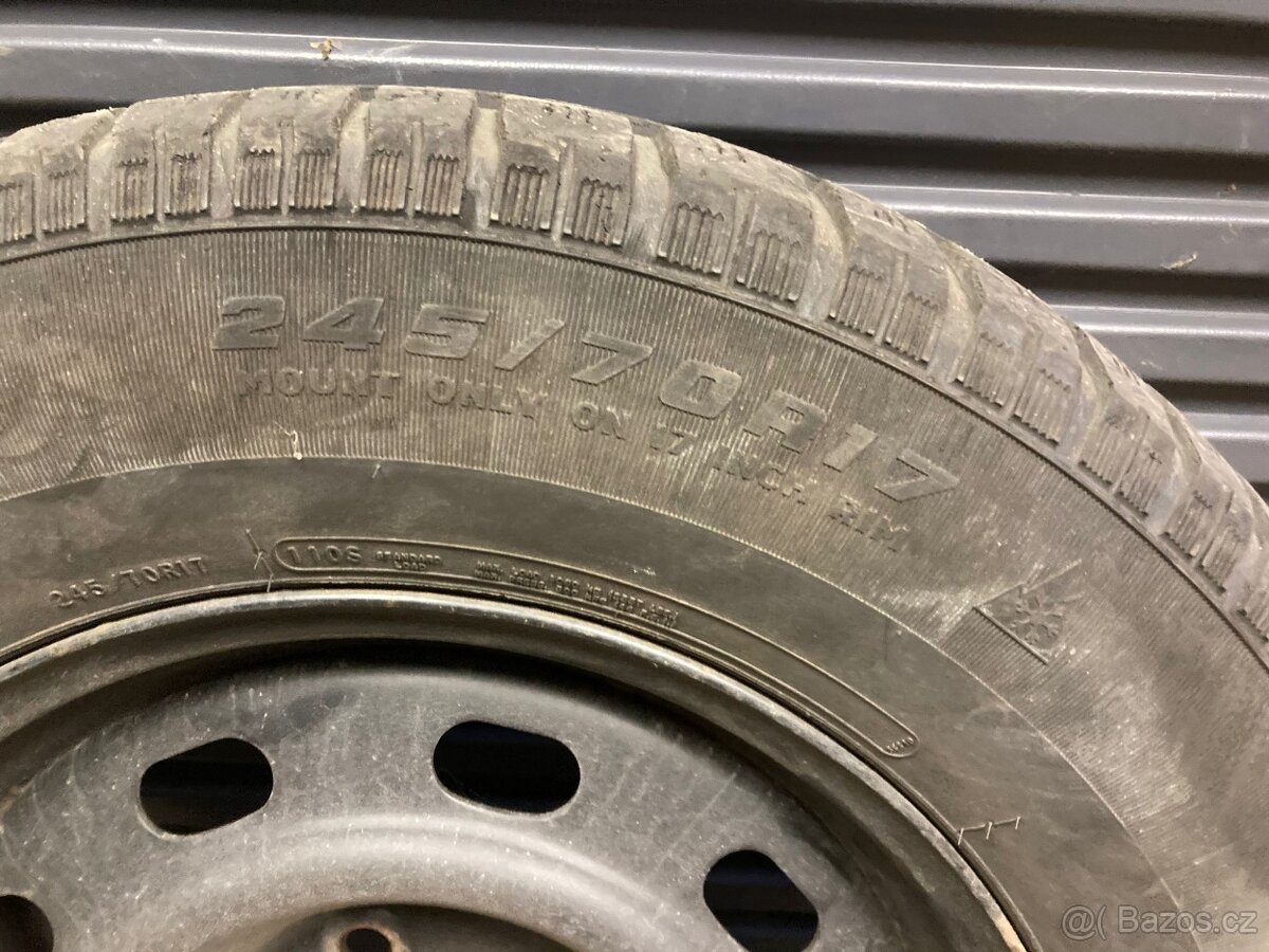 Pneu Cooper Discover M+S 245/70 r17 vč. disků - 3