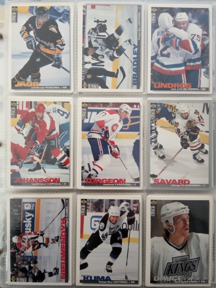 Hokejové kartičky Upper Deck 1995/1996 - 3