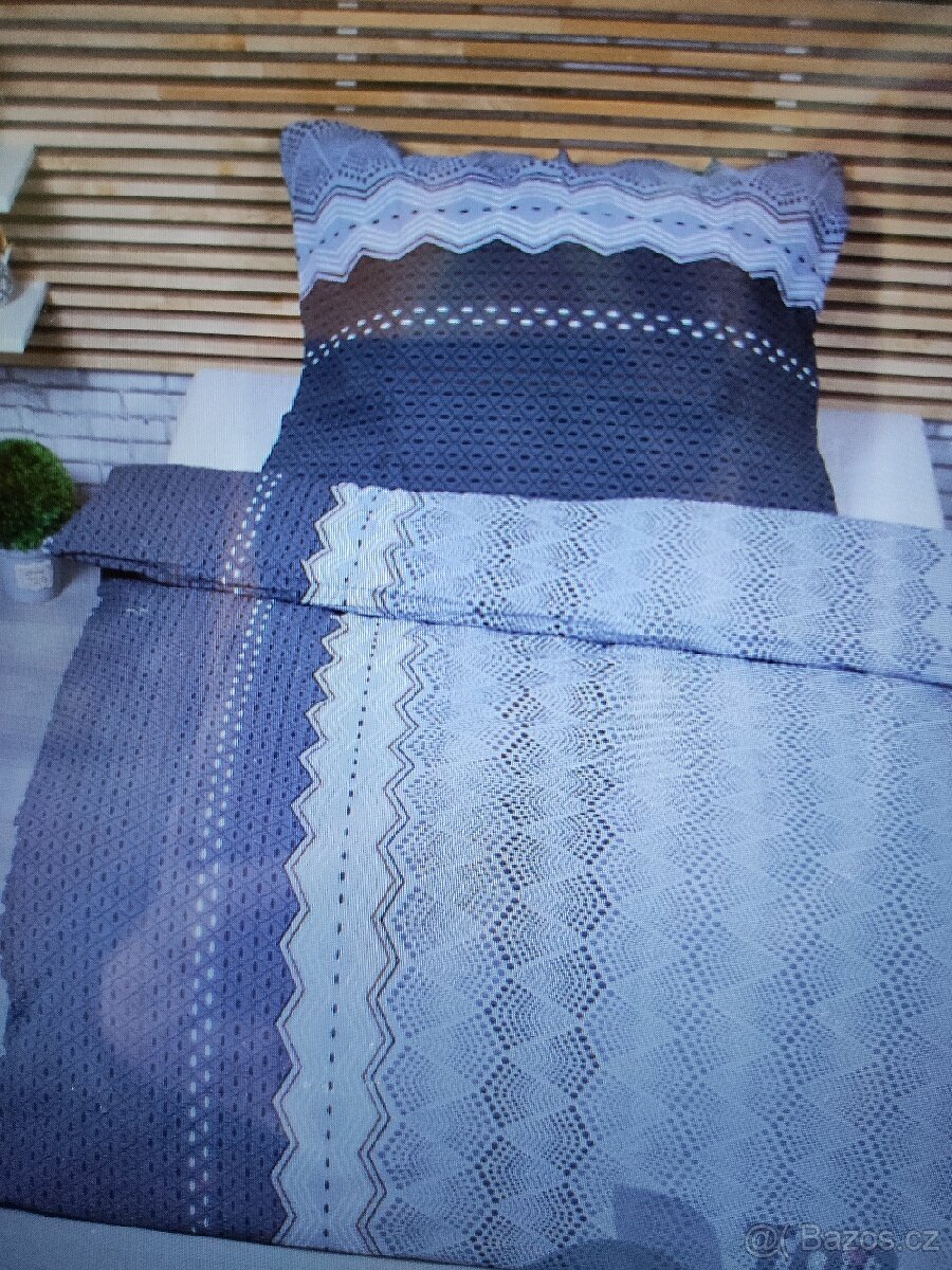 Bavlněné povlečení Ekinoks šedá - 3