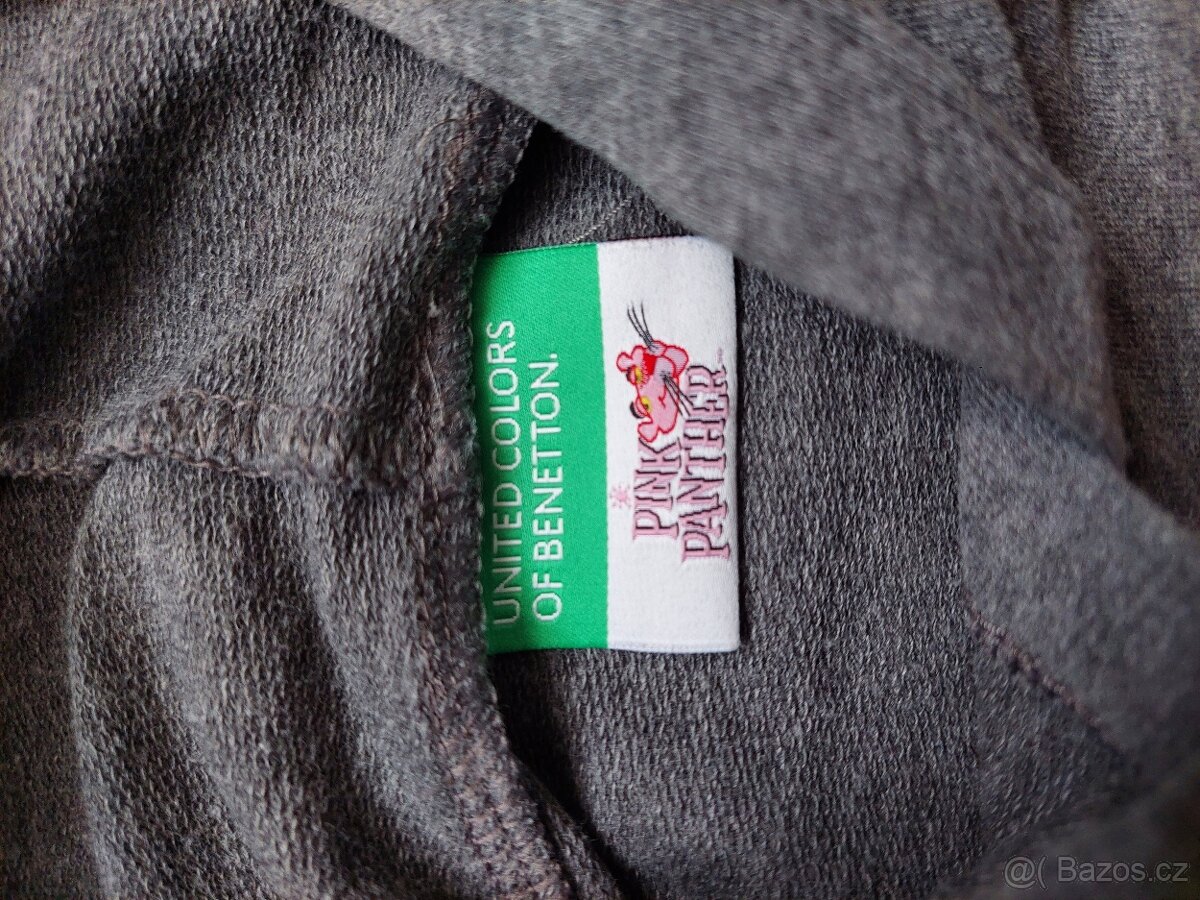 Benetton dívčí šedá mikina 130 cm - 3
