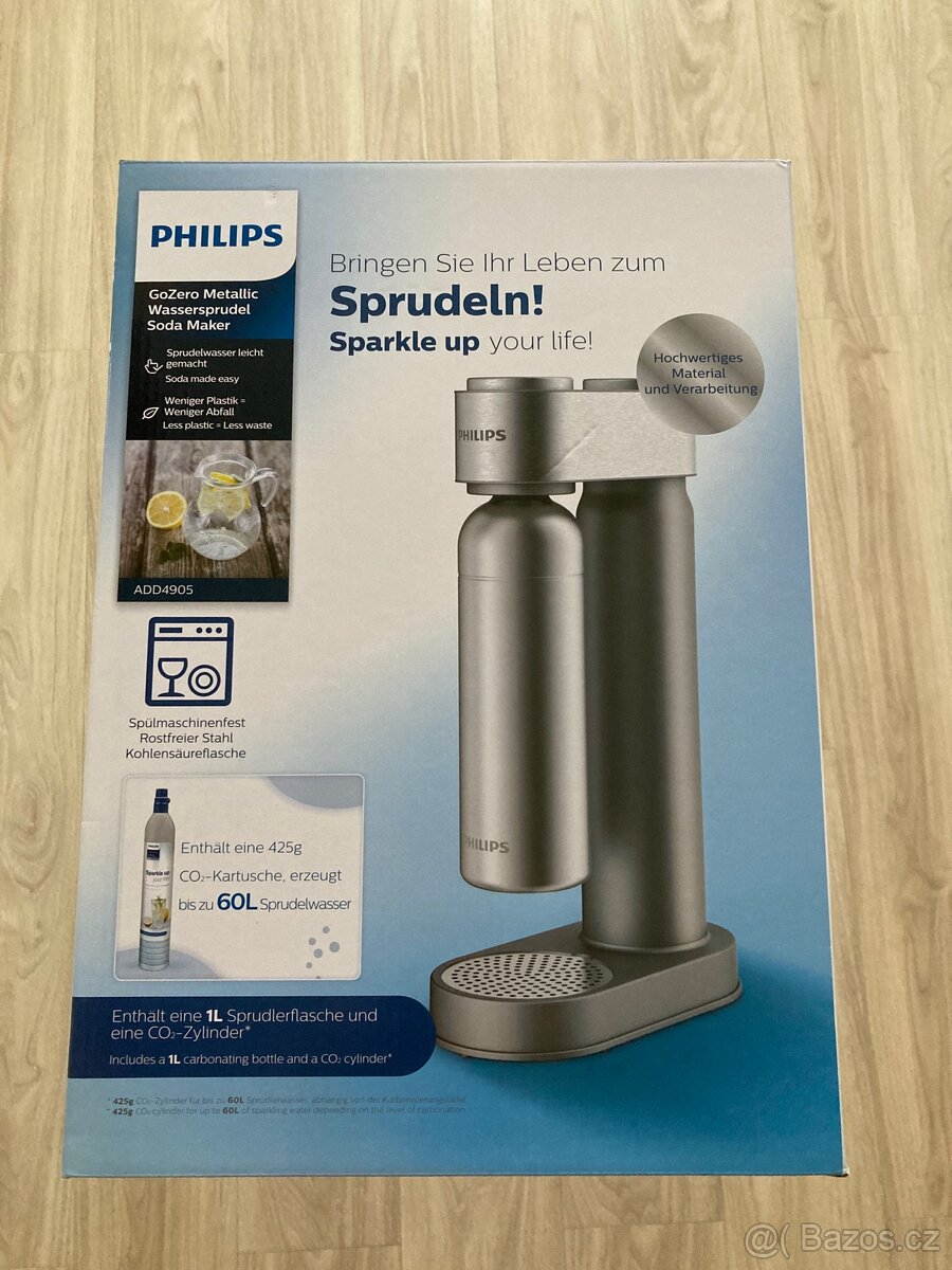 Výrobník sody Philips ADD4905SV/10 + 1 nova CO2 - 3